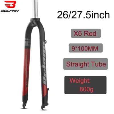 26/27.5/29er Mountain Bike Aluminum Alloy Rigid Fork Straight Tube Hard Fork - Image 1 of 4