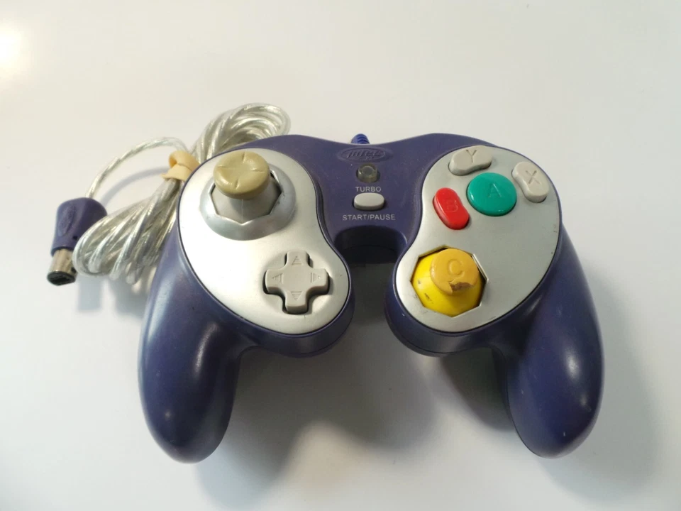 Intec Nintendo GameCube Purple Wired Controller - Image 1 of 1
