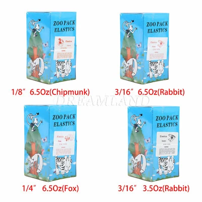 SANDENT Dental Ortho Orthodontic Elastics Braces Rubber Latex Bands 3.5/6.5 oz 3/16 1/4