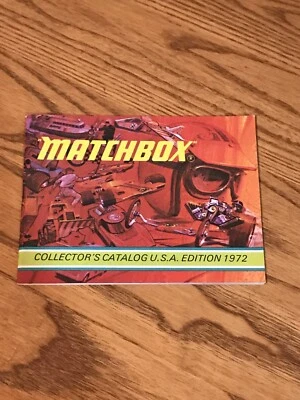 1972 Matchbox USA Edition Collectors Catalog Catalogue NOS New Old Stock - Image 1 of 2