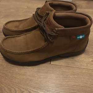 Twisted X Chukka Men's Shoes Boots Size 10.5 Leather Oil Resistant Waterproof - Picture 1 of 24