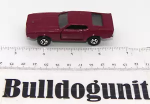 Vintage The Ertl Ford Mustang Mach 1 I Truck Diecast Car Maroon 1970 - Picture 1 of 7
