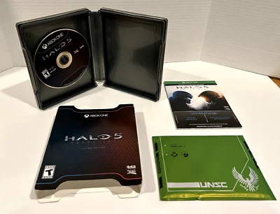 Halo 5 Guardians Xbox One Edición Limitada - Juego + Steelbook + Funda Deslizante Foto 1 de 3