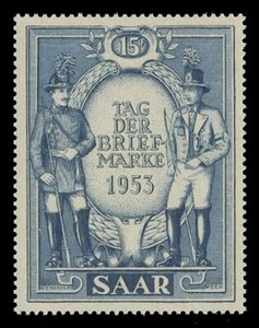 SAAR Sc #247, 1953 STAMP DAY - Imagen 1 de 2
