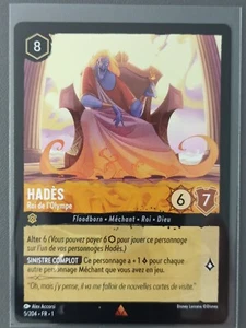 Carte LORCANA FR - Chapitre 1 5/204 Hadès - Rare non Foil Neuf - Imagen 1 de 2