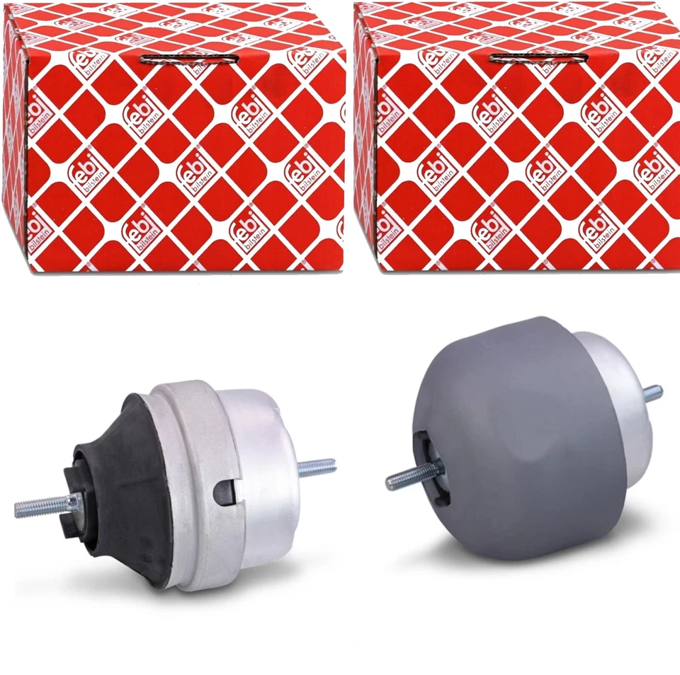 2x FEBI MOTORLAGER HALTER LINKS + RECHTS FÜR AUDI A4 8D A6 4B VW PASSAT 3B 3BG - Bild 1 von 1