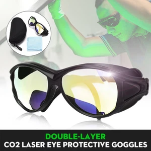 Pro CO2 Laser Safety Protective Goggles Glasses 10600nm 10.6um Engraving Cutting - Picture 1 of 7