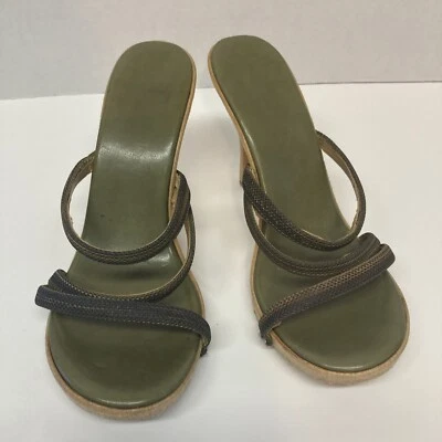 Зеленые летние туфли-лодочки - Изображение 1 из 4