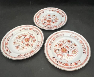 Wedgwood Kashmar 面包盘 (3 件套)- 红色、黑色和黄色花朵 — 第 1/4 张图片