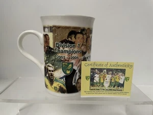 Vintage Norwich City FC Division 1 Champions Mug 2003/04 Limited Edition #160 - Picture 1 of 9