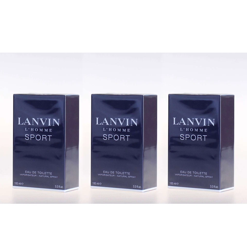Lanvin L' Homme Sport EDT - Eau de Toilette 100ml - 3x