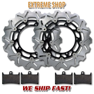 Yamaha Front Brake Rotor + Pads FZ6 (07-09) YZF 600 R6 (03-04) XV 1900 Raider - Image 1 of 2