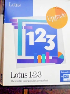 Lotus 1-2-3 for DOS 2.3 Upgrade 3.5" diskettes, manuals - Picture 1 of 6