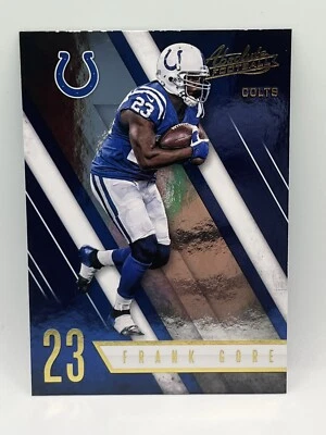 2016 Panini Absolute Spectrum Blue Frank Gore #9 Indianapolis Colts - Image 1 of 2