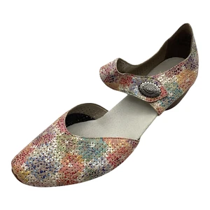 Zapatos de Corte Rieker Multicolor Imitación Cuero Tacón Bajo Mary Jane Talla 7.5 Usados - Imagen 1 de 9