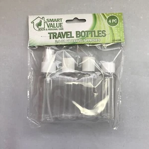 Smart Value 2.4 OZ Air Travel Bottles 4PCS - Picture 1 of 1