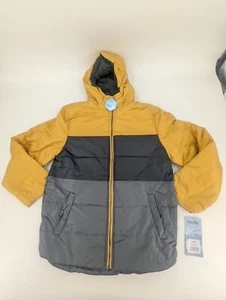 Whales Tail Outerwear Winter Jacket Size 14 Black & Yellow Water Wind Resistant - Picture 1 of 8