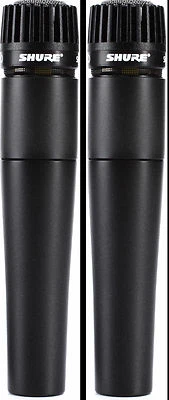 (2) New Shure SM57 Instrument/Vocal Mic Authorised Dealer Make Offer Buy It Now! - Image 1 of 4