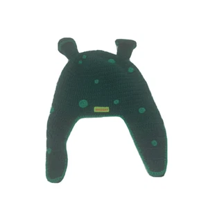 Sombrero tejido a mano Orge Shrek verde Mumami Amsterdam niños niños - Imagen 1 de 6