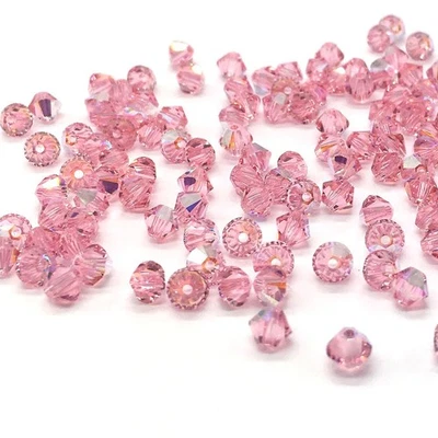 Swarovski 5328 XILION Crystal Bicone Beads Wholesale Factory Pack * AB / SHIMMER - Image 1 of 4