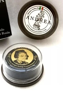 Colofonia para violonchelo Andrea Solo, cuerda de arco, rara antes de cambiar su marca como Cecilia NUEVA - Imagen 1 de 4