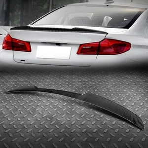 FOR 17-21 BMW 5-SERIES SEDAN CARBON FIBER M4 DUCK BILL REAR TRUNK LID SPOILER - Bild 1 von 6