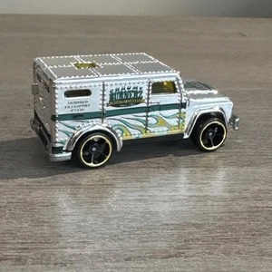 Hot Wheels 1996 Armored Chrome Burnerz Chrome Armored Truck Flame - Picture 1 of 14