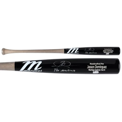 Jasson Dominguez New York Yankees Firmado Marucci Juego Modelo Bate con Insc Marciano Foto 1 de 3