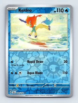 Keldeo Reverse Holo SV05: Temporal Forces 044/162 NM/LP - Image 1 of 2