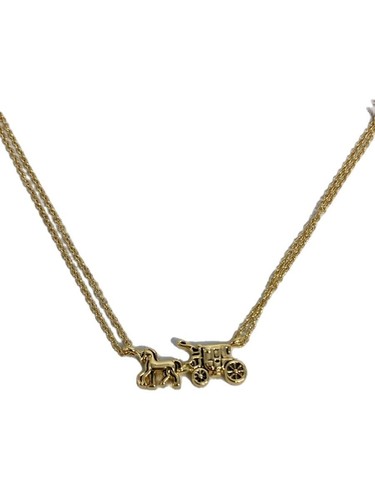 Collana COACH top GLD con donna