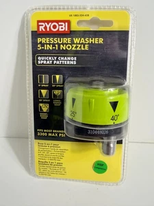 RYOBI 5-in-1 Pressure Washer Nozzle (Fits Most Brands) - NIB - Picture 1 of 3