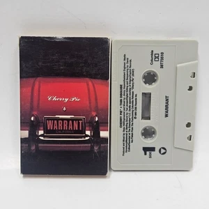 Warrant - Cherry Pie / Thin Disguise Cassette Single 1990 Hard Rock VG+ - Picture 1 of 3