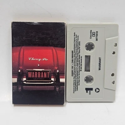 Warrant - Cherry Pie / Thin Disguise Cassette Single 1990 Hard Rock VG+ - Image 1 of 3
