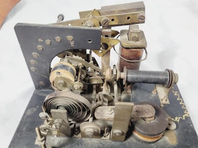 Antique Mistery Conversation Display divice Telegraph Register Stone Marble Base - Image 1 of 4