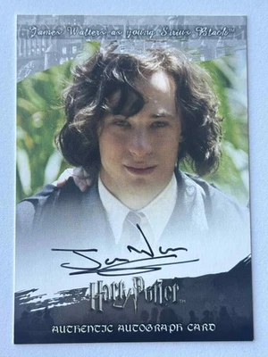 2008 Artbox Harry Potter Order Phoenix auto James Walters as Young Sirius Black - Image 1 of 2