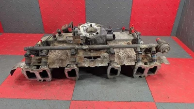 1987-1990 Jeep Wagoneer 4.0L Loaded Intake Manifold w/Throttle Body & Fuel Rail - Image 1 of 4