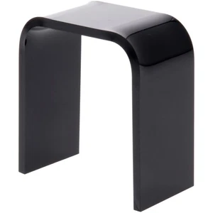 Plymor Black Acrylic Vertical Rectangular Display Riser, 2" H x 2" W x 1" D - Picture 1 of 2