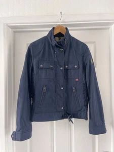 Belstaff Gangster Jacket – Navy Nylon – Size UK 12 (US 10 / IT 44) - Picture 1 of 20