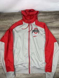 Nike Ohio State Buckeyes Therma Fit Hoodie mit durchgehendem Reißverschluss Größe XLarge - Bild 1 von 10