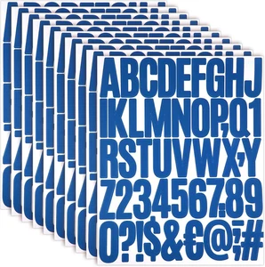 500stk Vinyl-Aufkleber Alphabet Zahlen Scrapbook Selbstklebende Initialen - Bild 1 von 6