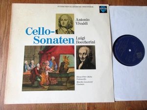 Vivaldi etc - Cello Sonatas / Hahn / Leonhard / Intercord INT 120.920 Ed1 NM/EX - Picture 1 of 3