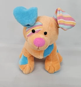 WEBKINZ Ganz Patchy Puppy Orange And Blue NO CODE! Plush Stuffed Animal - Picture 1 of 4