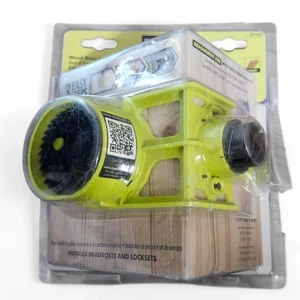 Kit de instalación de cerradura de puerta de madera Ryobi A99DLK5 HÁGALO USTED MISMO herramientas caja abierta  - Imagen 1 de 4