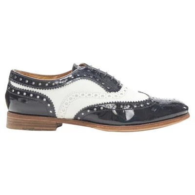 Church's Burwood charol cuero perforado brogue mujer negro talla 36 Foto 1 de 4
