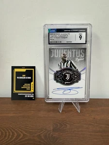 Daka Juventus 2023 2024 David Trezeguet Legendary Autographs Silver /49 CGC 9 - Foto 1 di 2