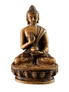 Soprammobile Budda Amoghasiddhi Abhaya Mudra 11.5cm Nepal - #3069 - Picture 1 of 7