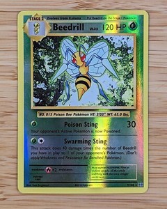 Pokémon TCG - Beedrill - XY Evolutions 7/108 Reverse Holo Rare - Lightly Played