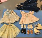Vintage 1940's 14' composition doll with dresses & shoes Effanbee? TLC