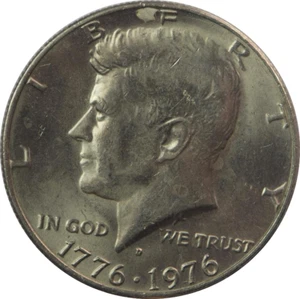ÉTATS-UNIS D'AMÉRIQUE 1/2 Dollar Kennedy 1976 - Imagen 1 de 2