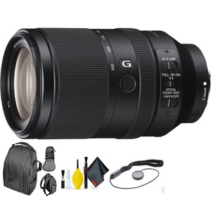 Sony SEL FE 70-300mm f/4.5-5.6 G OSS Lens + Deluxe Lens Cleaning Kit